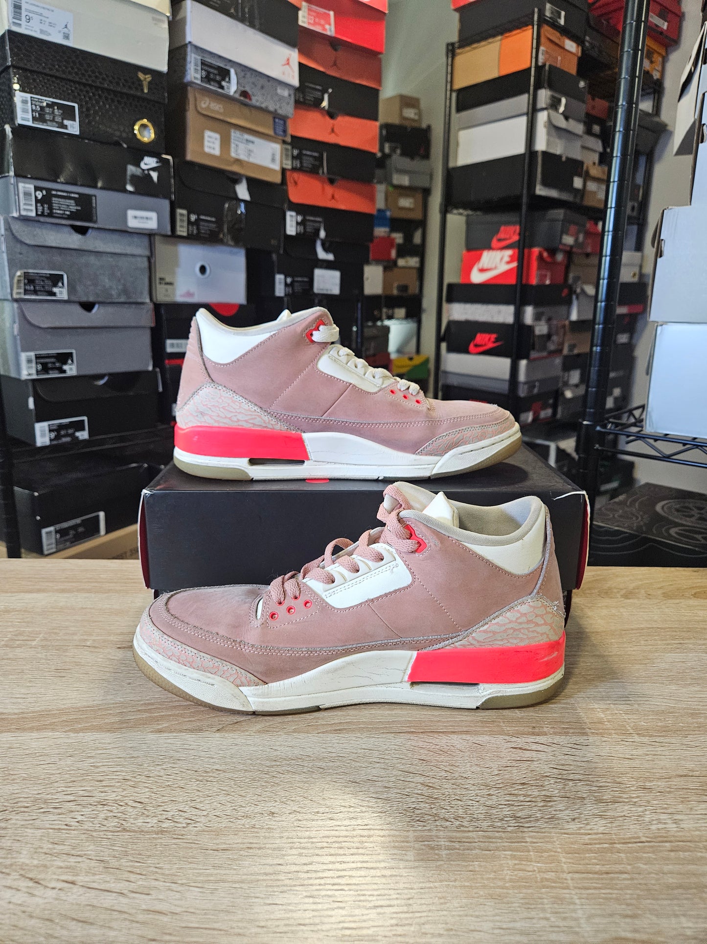 Size 10 - AJ 3 Retro Rust Pink