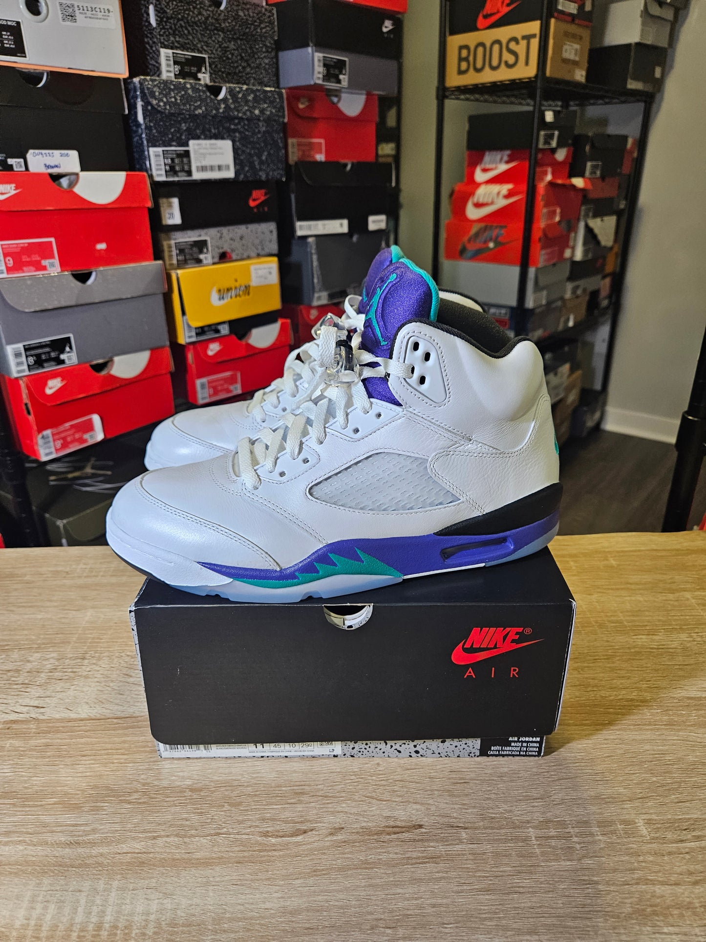 Size 11 - AJ 5 Retro 2025 Grape