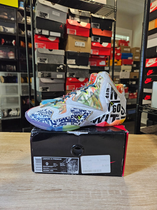 Size 9 - LeBron 11 Premium What The LeBron