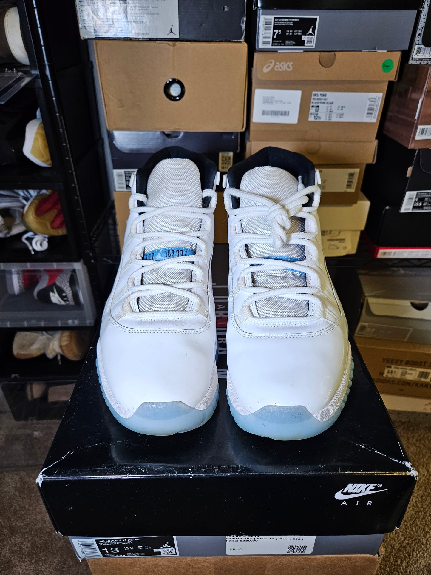 Size 13 - AJ 11 Retro 2024 Legend Blue / Columbia