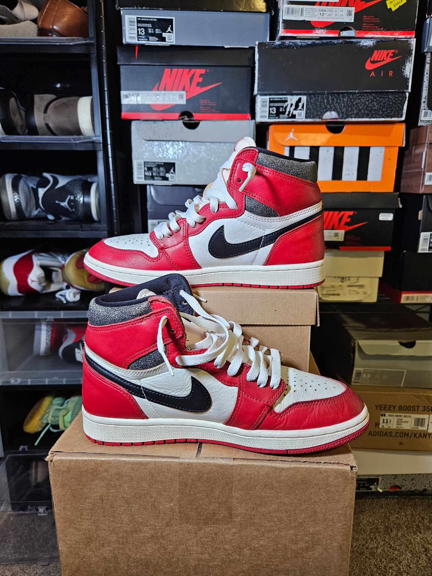 Size 8 - AJ 1 Retro High OG Chicago Reimagined Lost & Found 2022