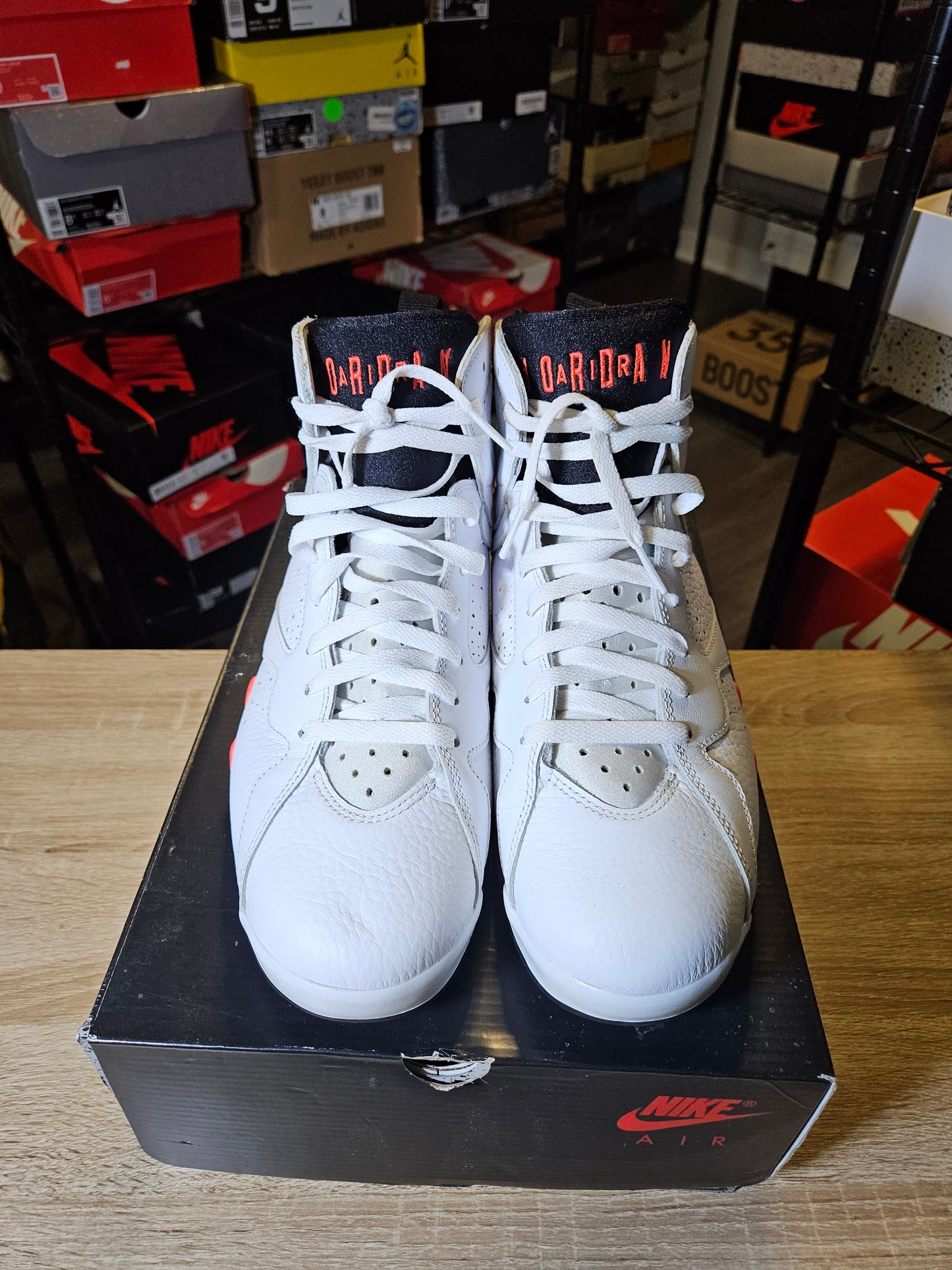 Size 10 - AJ Retro White Infrared