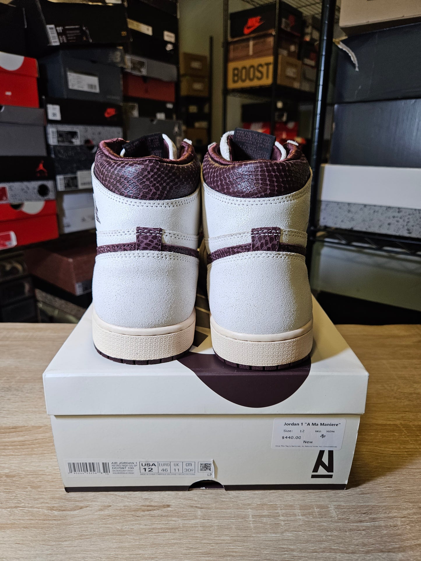 Size 12 - AJ 1 OG x A Ma Maniere High Airness