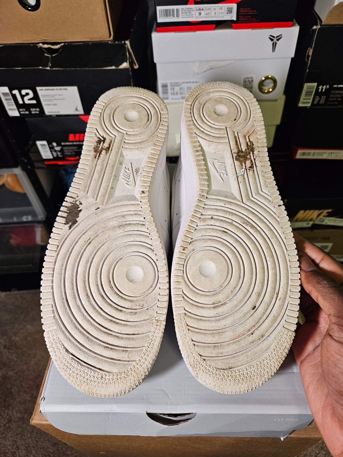 Size 10 - AF 1 White
