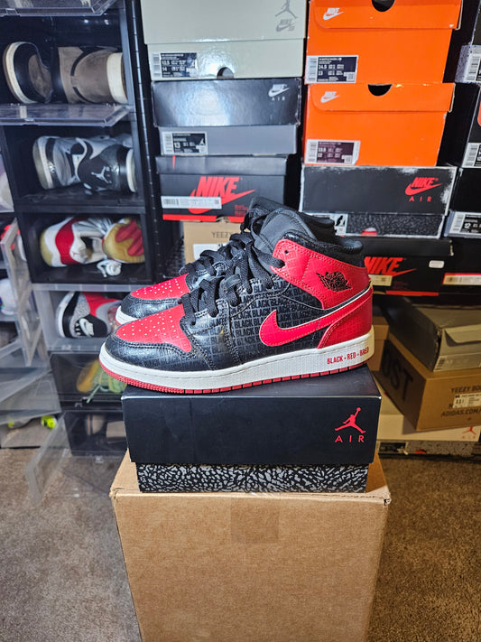 Size 6 - Jordan 1 Mid Bred Text