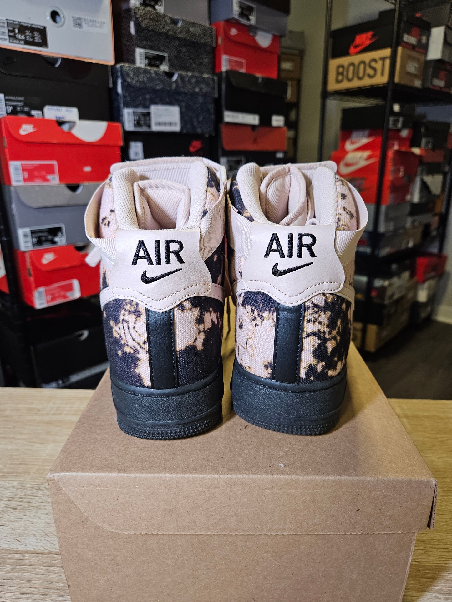 Size 8.5 - AF1 High Acid Wash Print