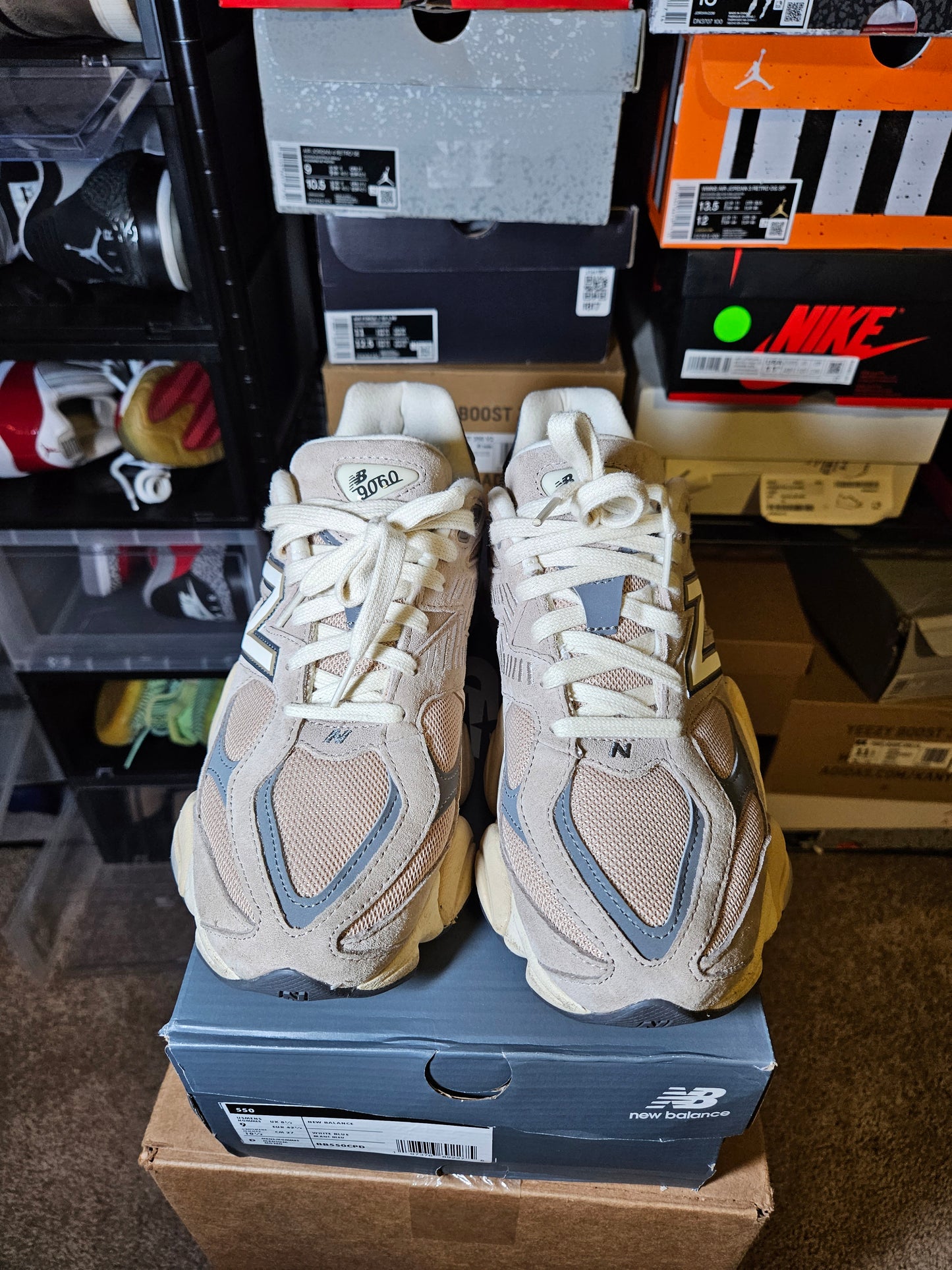 Size 9 - New Balance 9060 Driftwood Castlerock