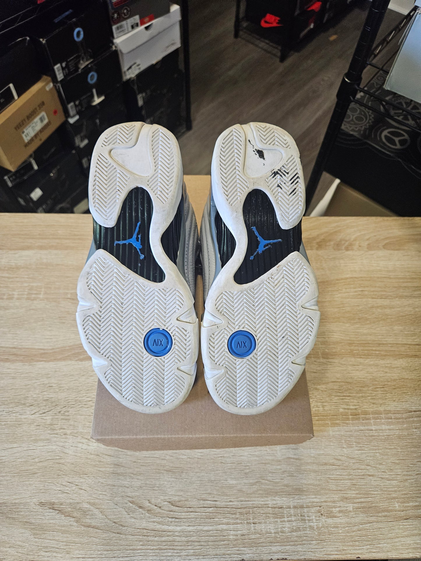 Size 9.5 - AJ 14 Retro Wolf Grey
