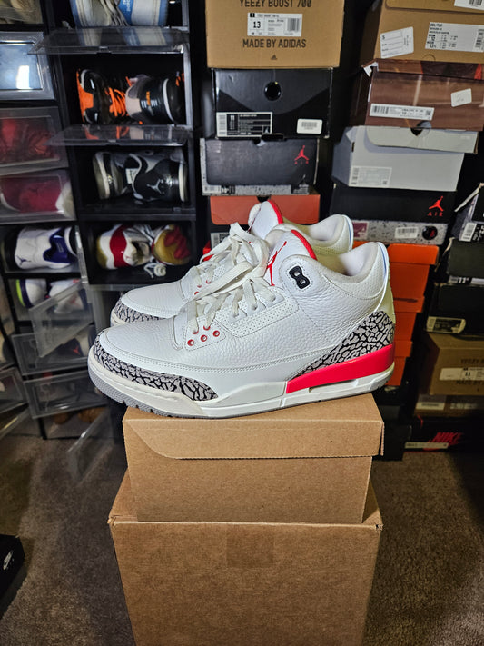 Size 9.5 - AJ 3 Retro Hall of Fame 2018
