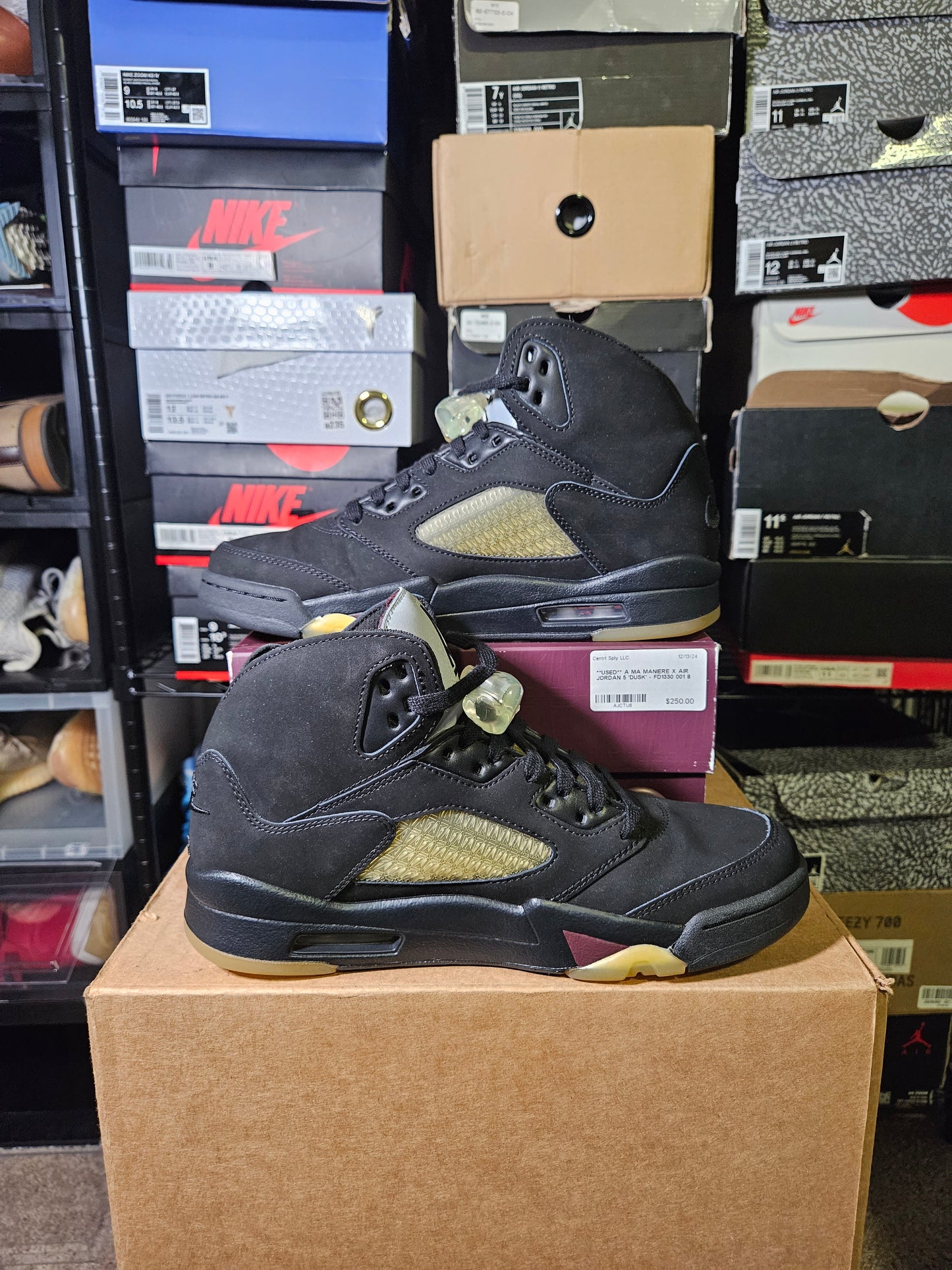 Size 8 - AJ 5 Retro x A Ma Maniere Mid Dusk