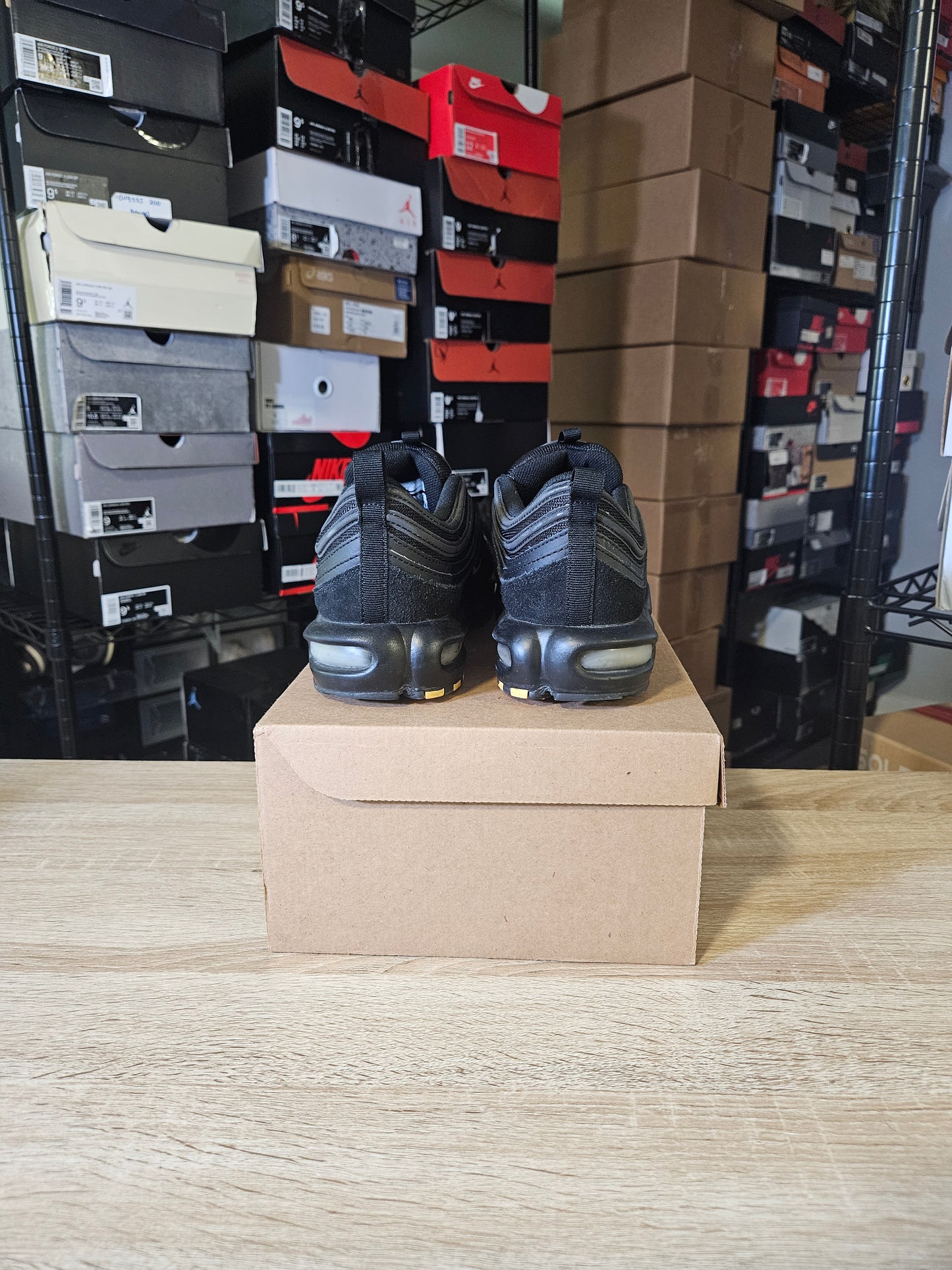 Size 11 -  Air Max Plus 97 Black Hyper Crimson