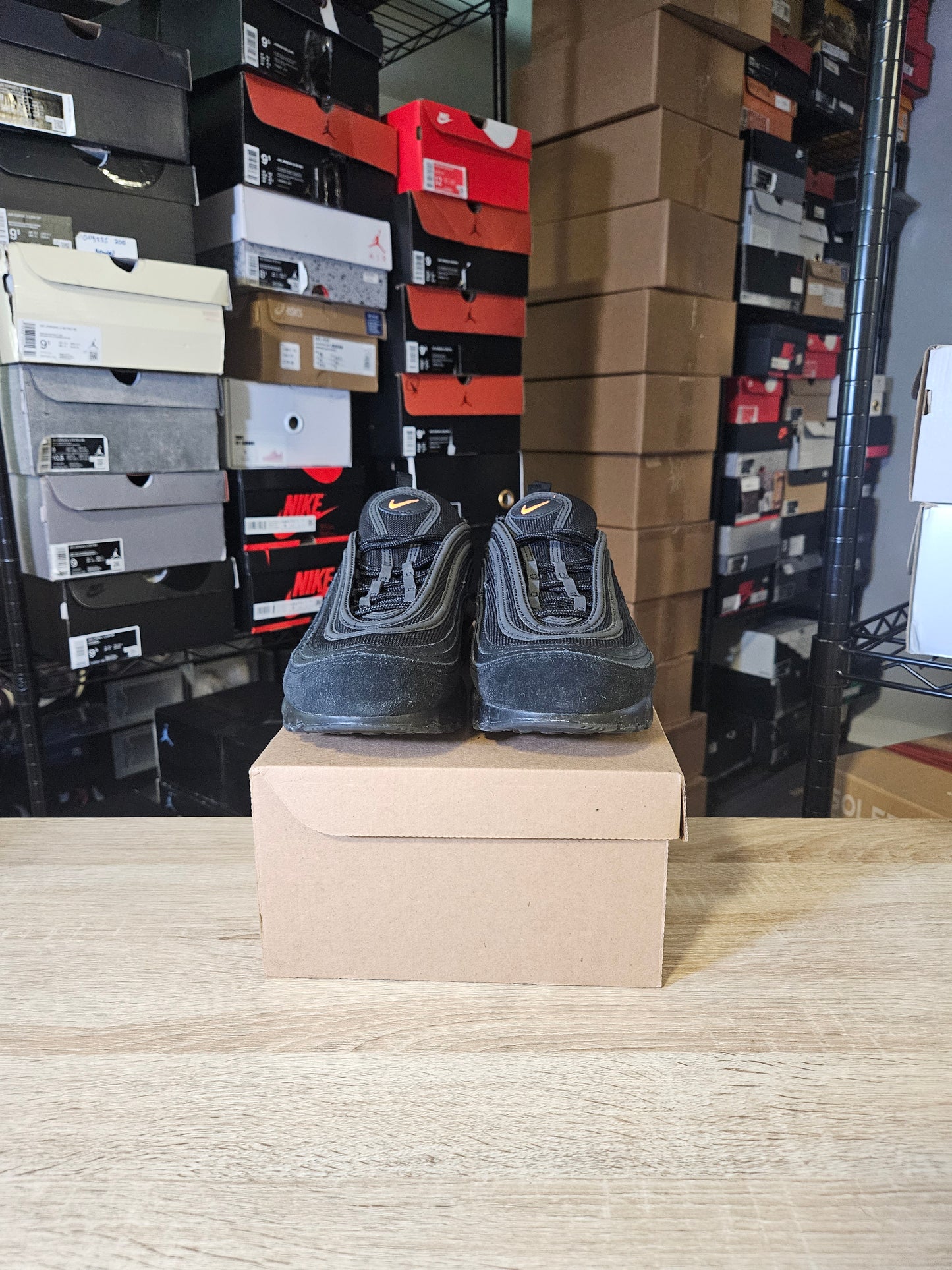 Size 11 -  Air Max Plus 97 Black Hyper Crimson