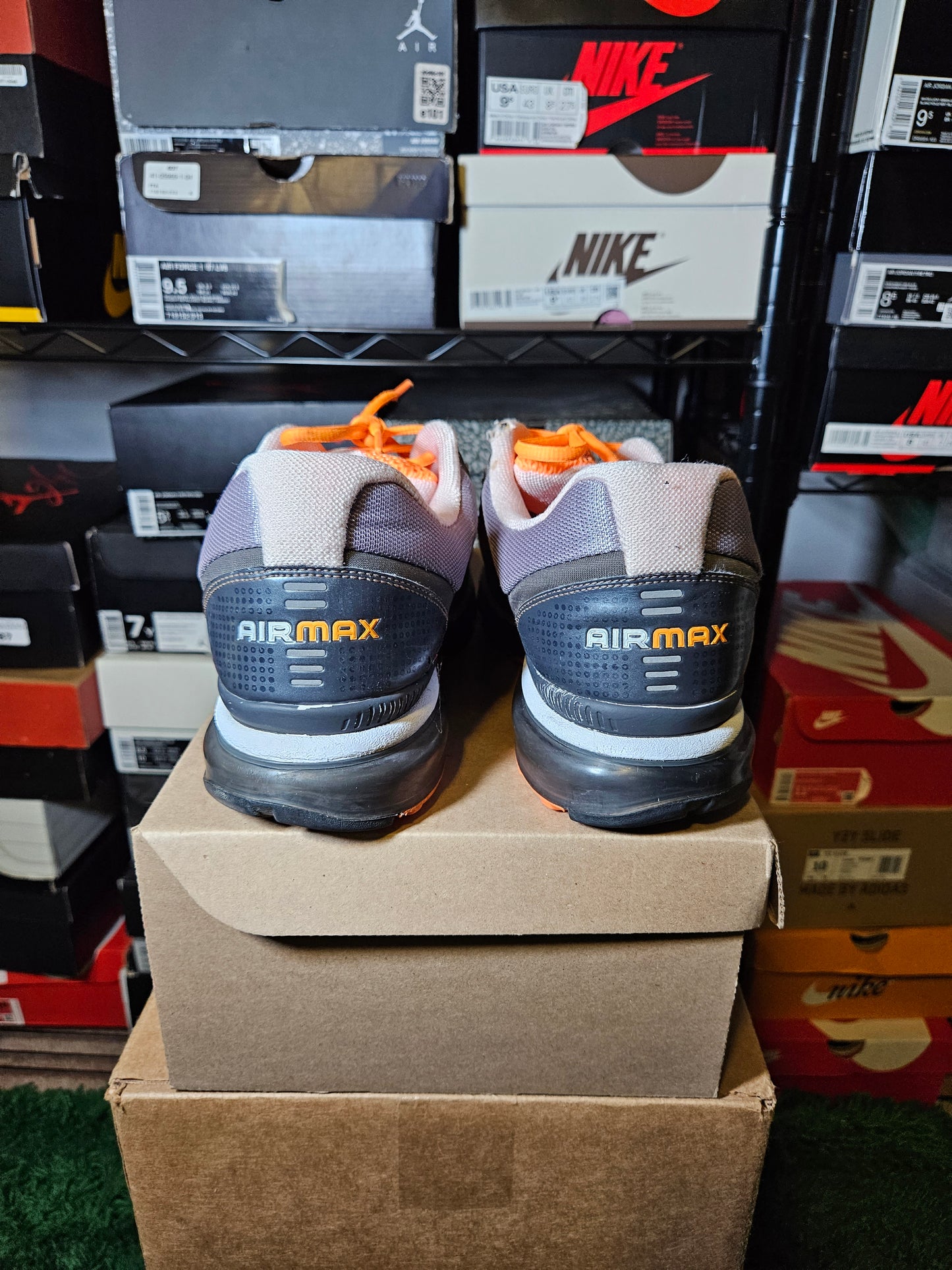 Size 12 - Air Max+ 2009 Black Orange