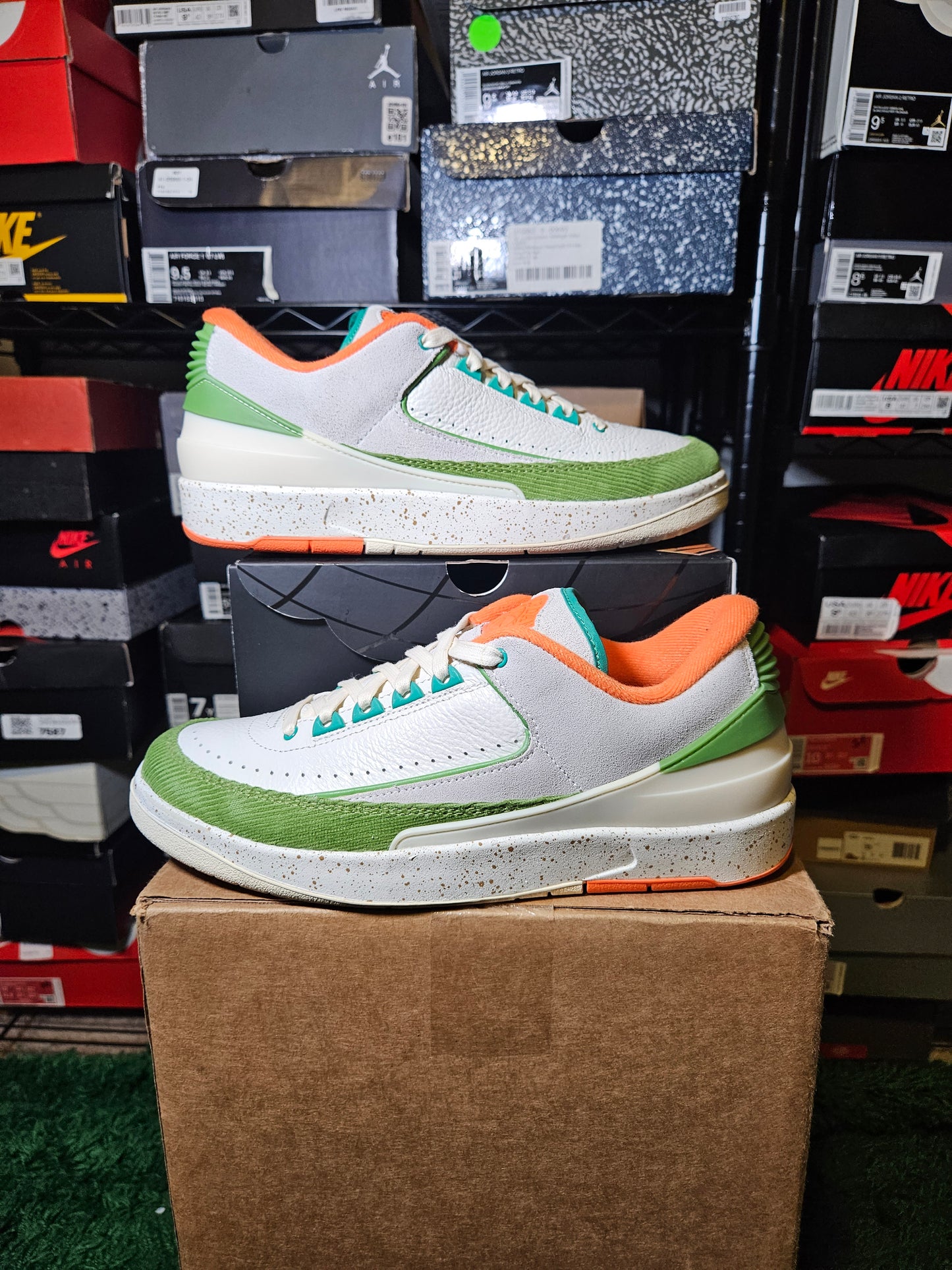 Size 10.5W/9M - Titan x AJ 2 Retro Low Ivory