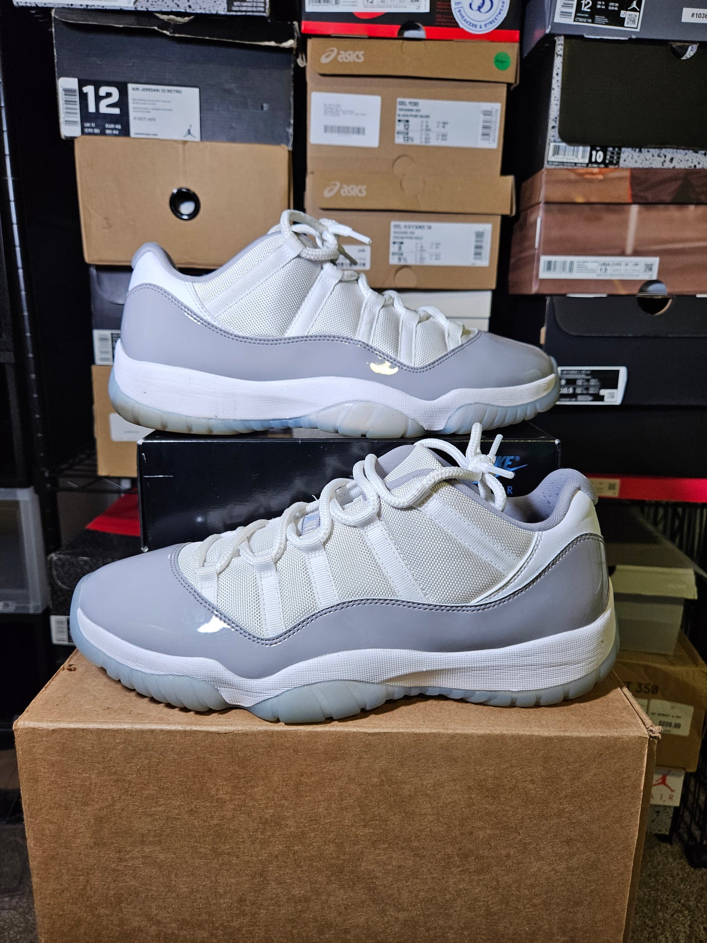 Size 13 - AJ 11 Retro Low Cement Grey