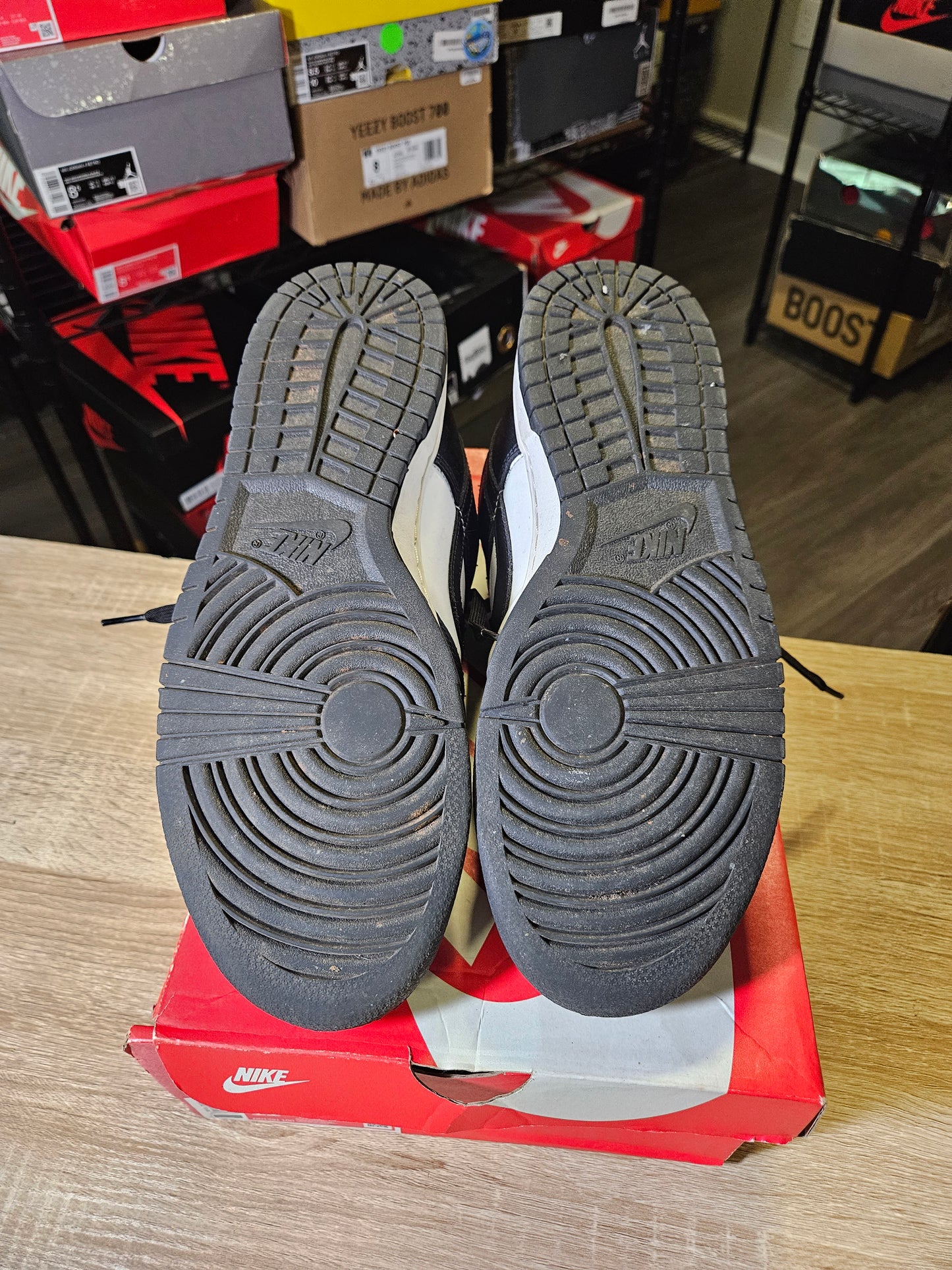 Size 11 - Dunk Low Black White