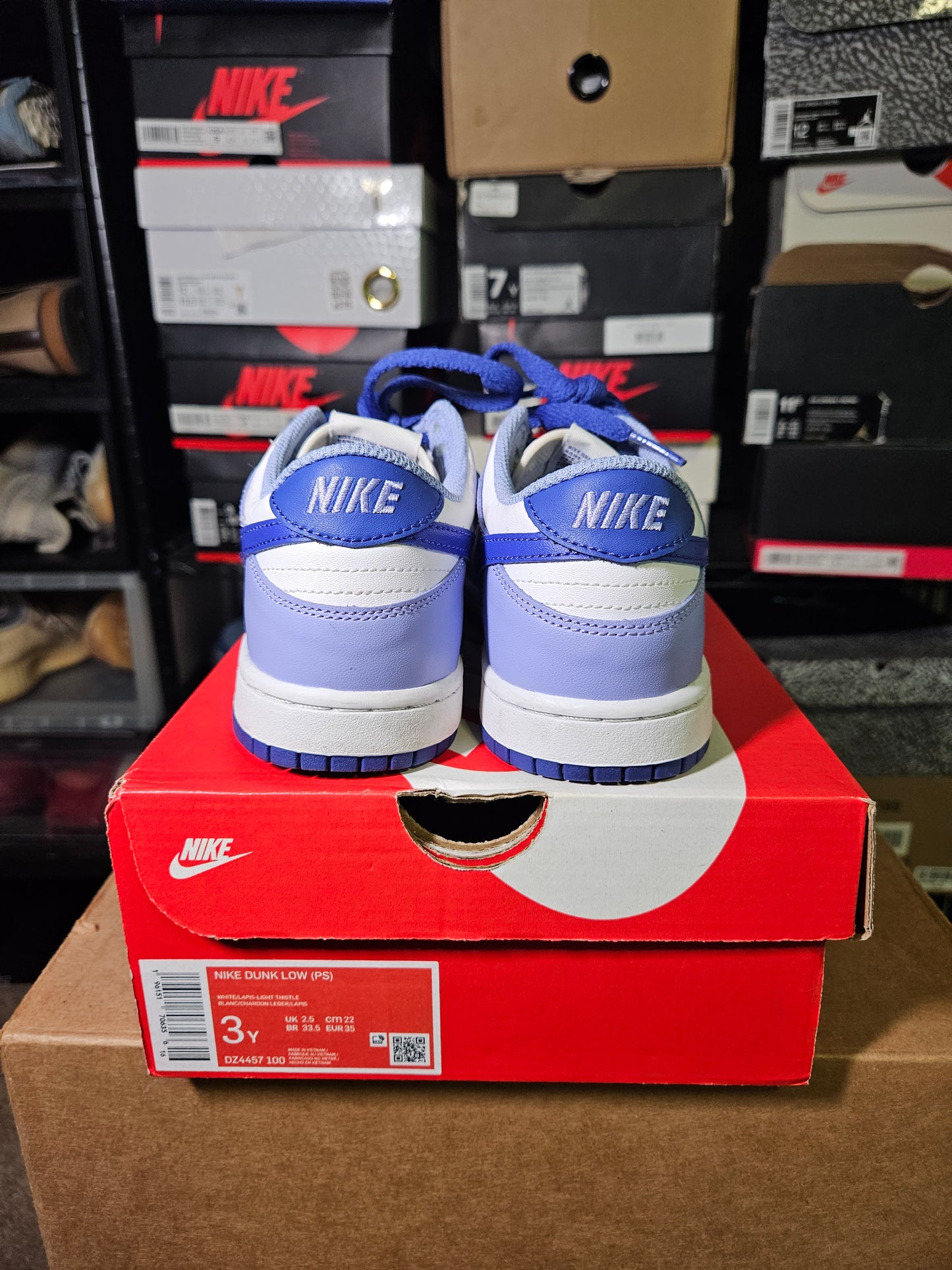 Size 3Y - Dunk Low Blueberry