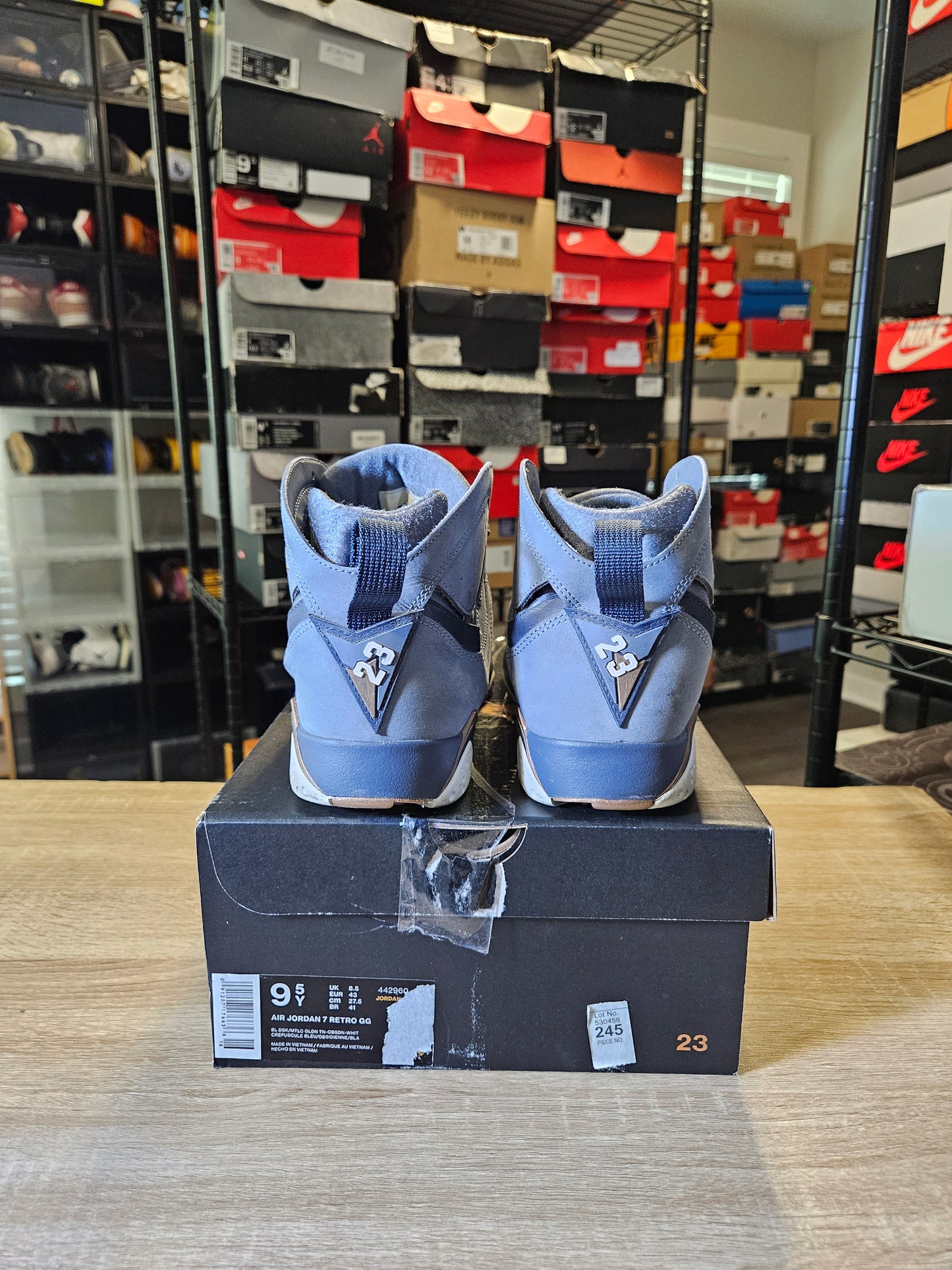 Size 9.5 - AJ 7 Blue Dusk
