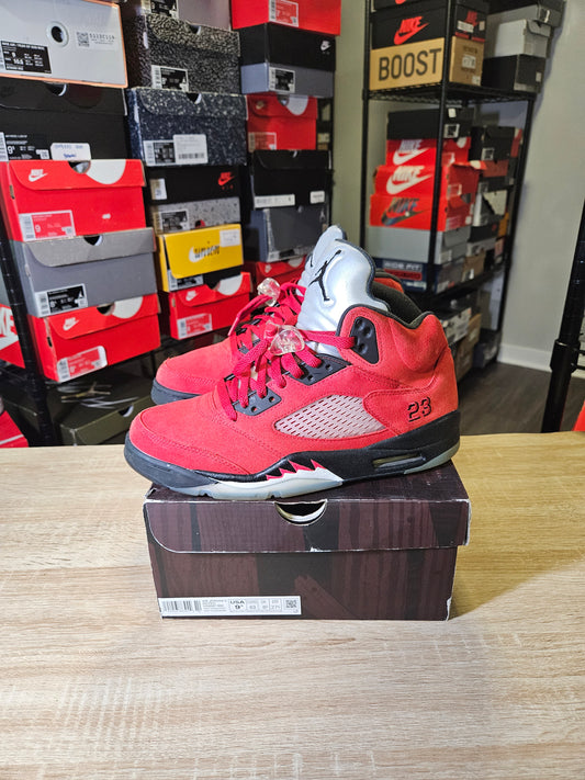 Size 9.5 - AJ 5 Retro Mid Raging Bull
