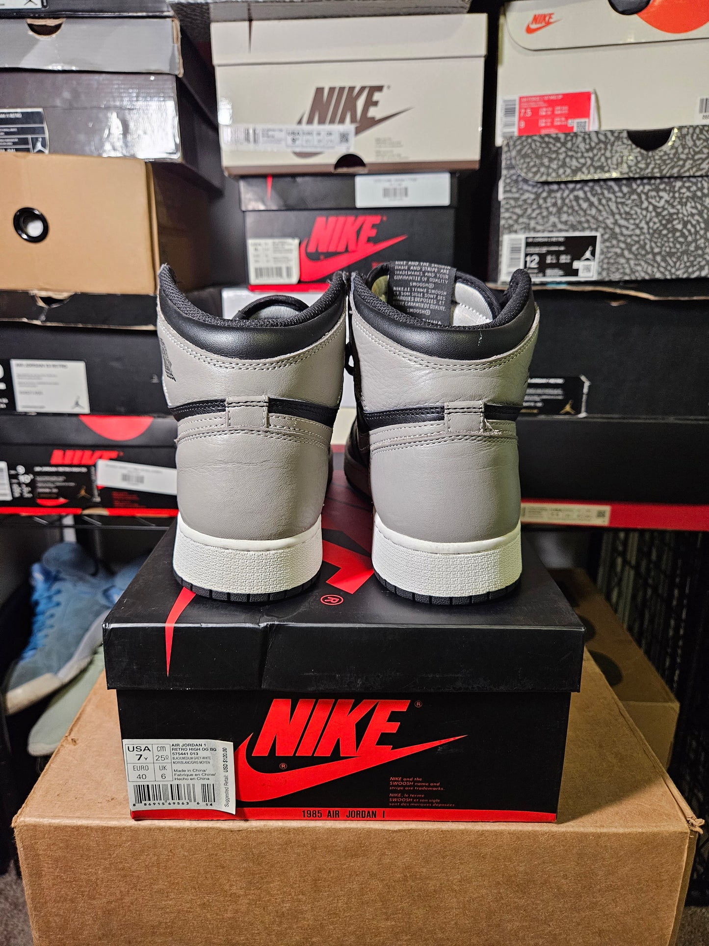 Size 7 - AJ 1 Retro OG High Shadow
