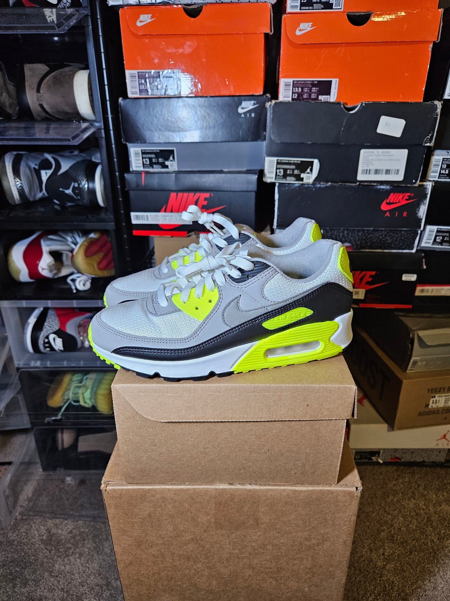 Size 8.5W/7M - Nike Air Max 90 2020 Volt