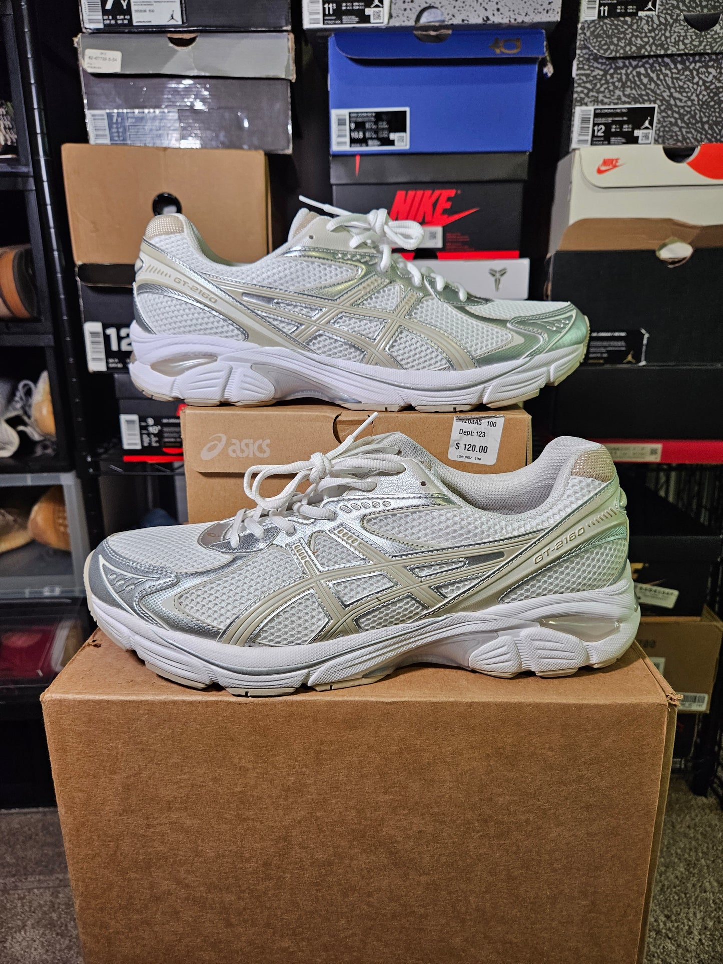 Size 13 - ASICS Gel 1130 Cream White Putty