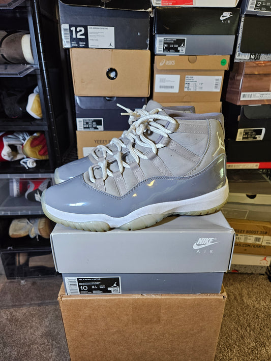 Size 10 - AJ 11 Retro High Cool Grey