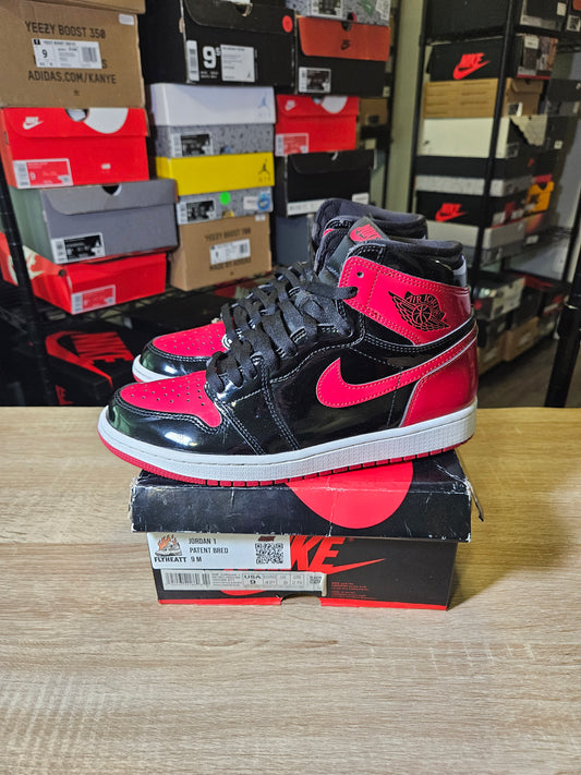 Size 9 - AJ 1 Retro OG High Patent Bred