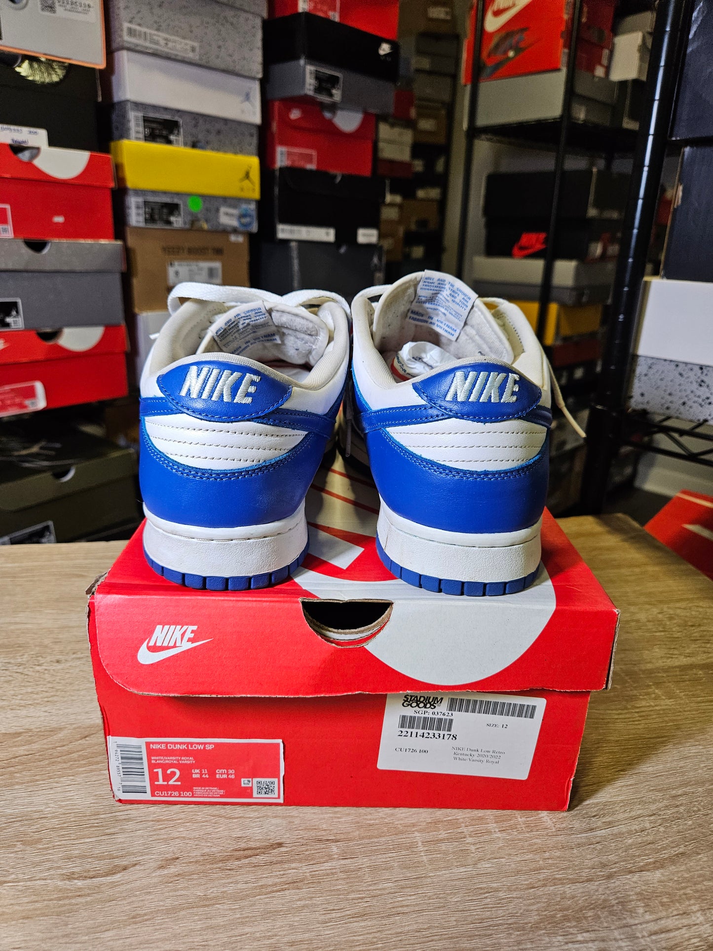 Size 12 - Dunk Low Retro SP Kentucky 2020