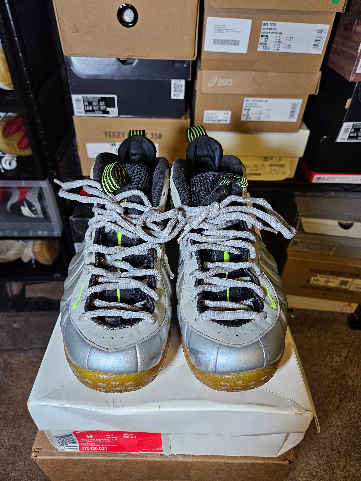 Size 9 - Air Foamposite One Prm Metallic Camo