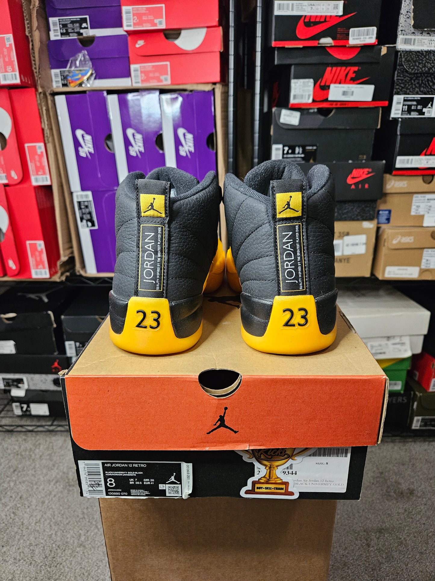 Size 8 - AJ 12 Retro University Gold 2020