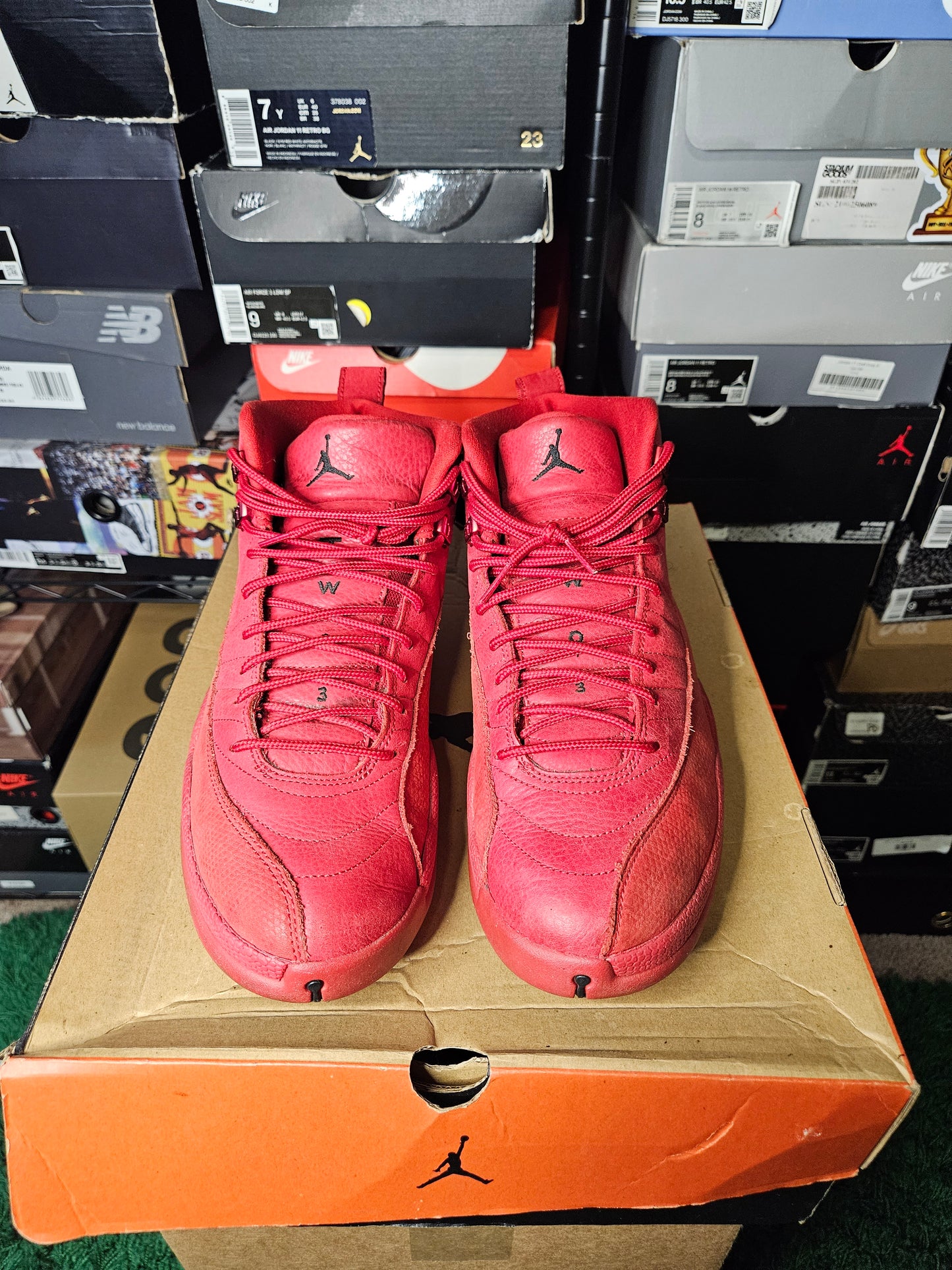 Size 11 - AJ 12 Retro Gym Red