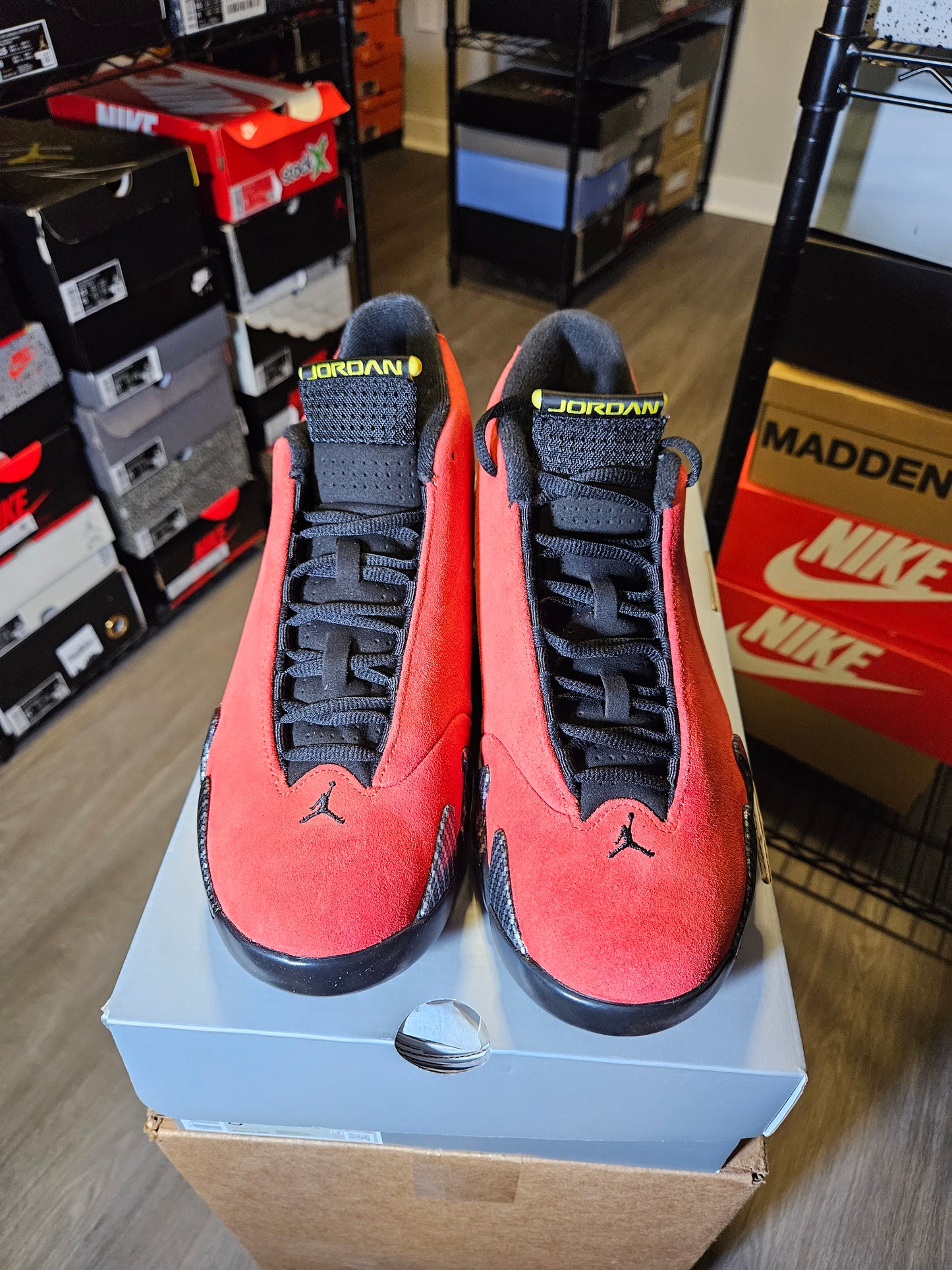 Size 8 - Air Jordan 14 Retro 2025 Ferrari