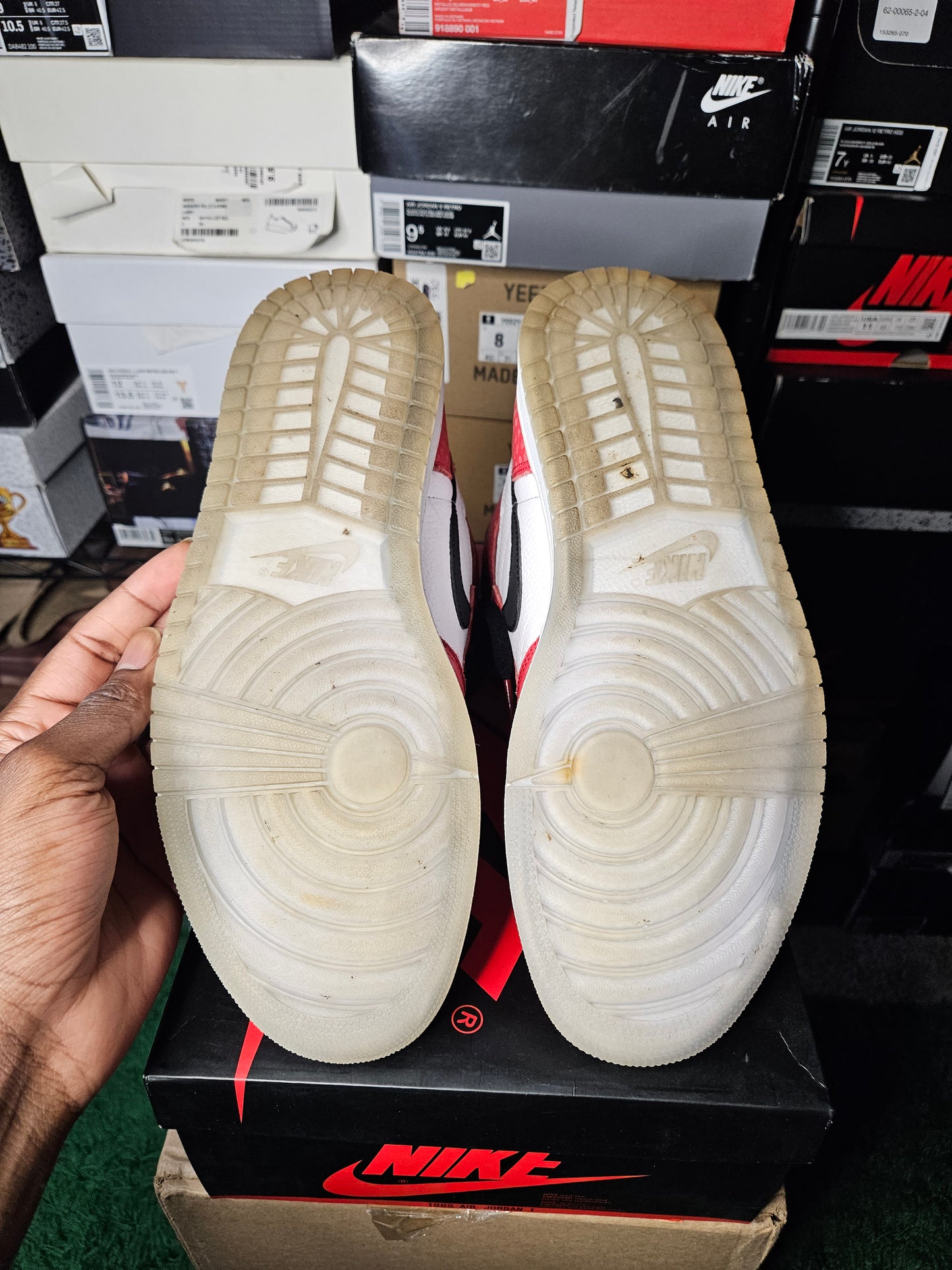 Size 11 - AJ 1 Origin Story Gym Red 2018