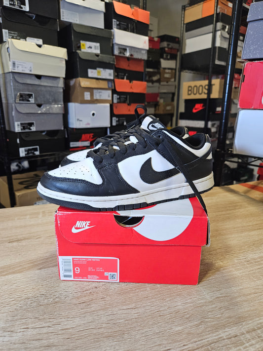 Size 9 - Dunk Low Black White