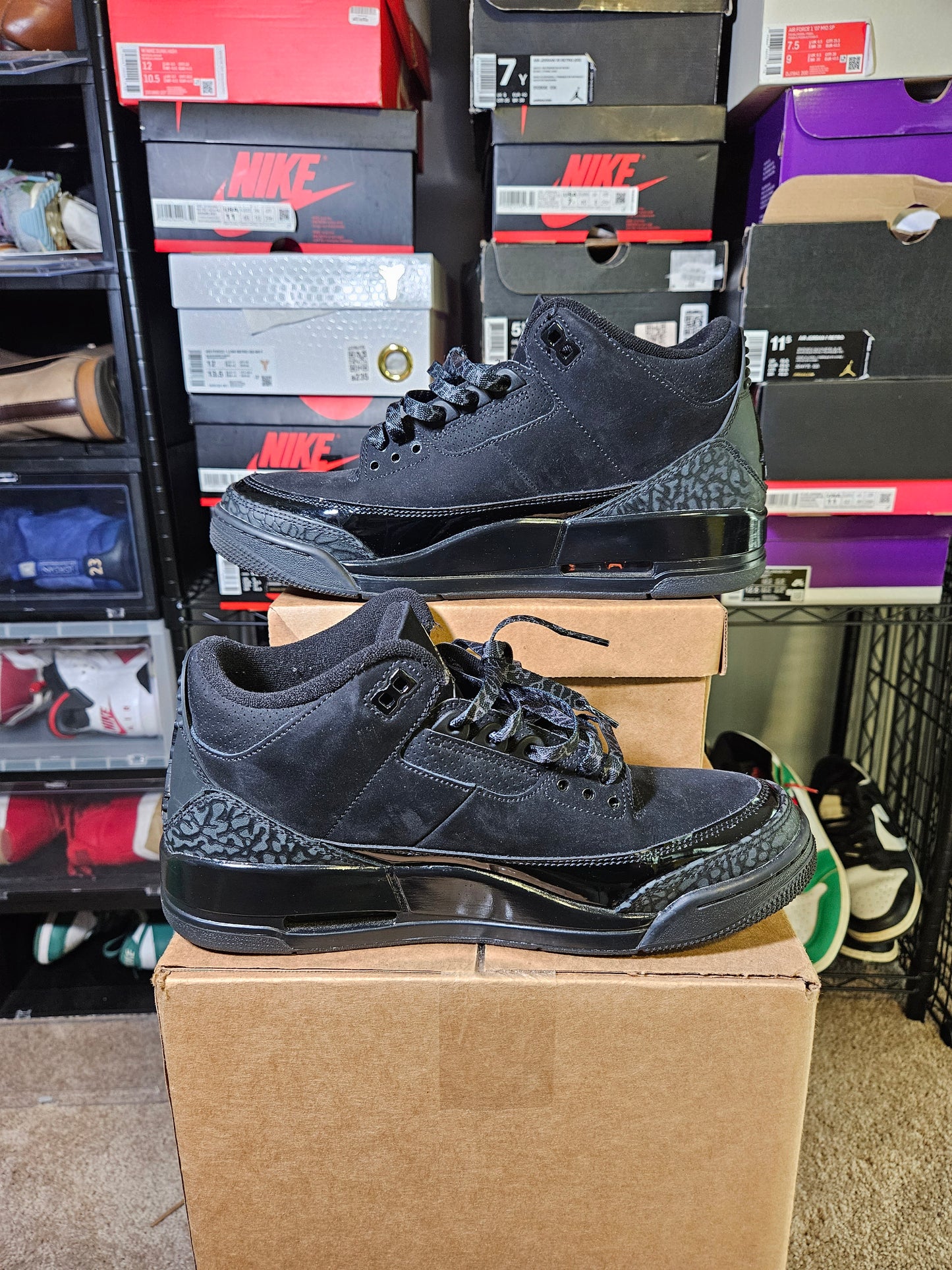 Size 9.5 - AJ 3 Retro 2025 Black Cat