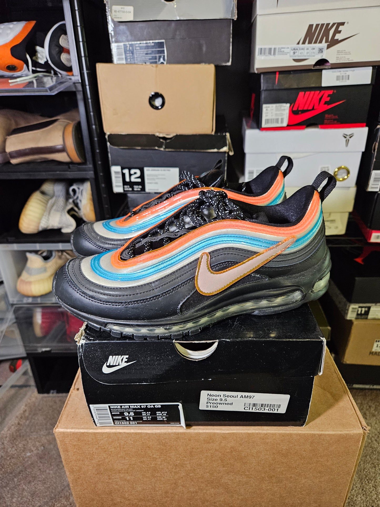 Size 9.5 - Air Max 97 On Air: Neon Seoul