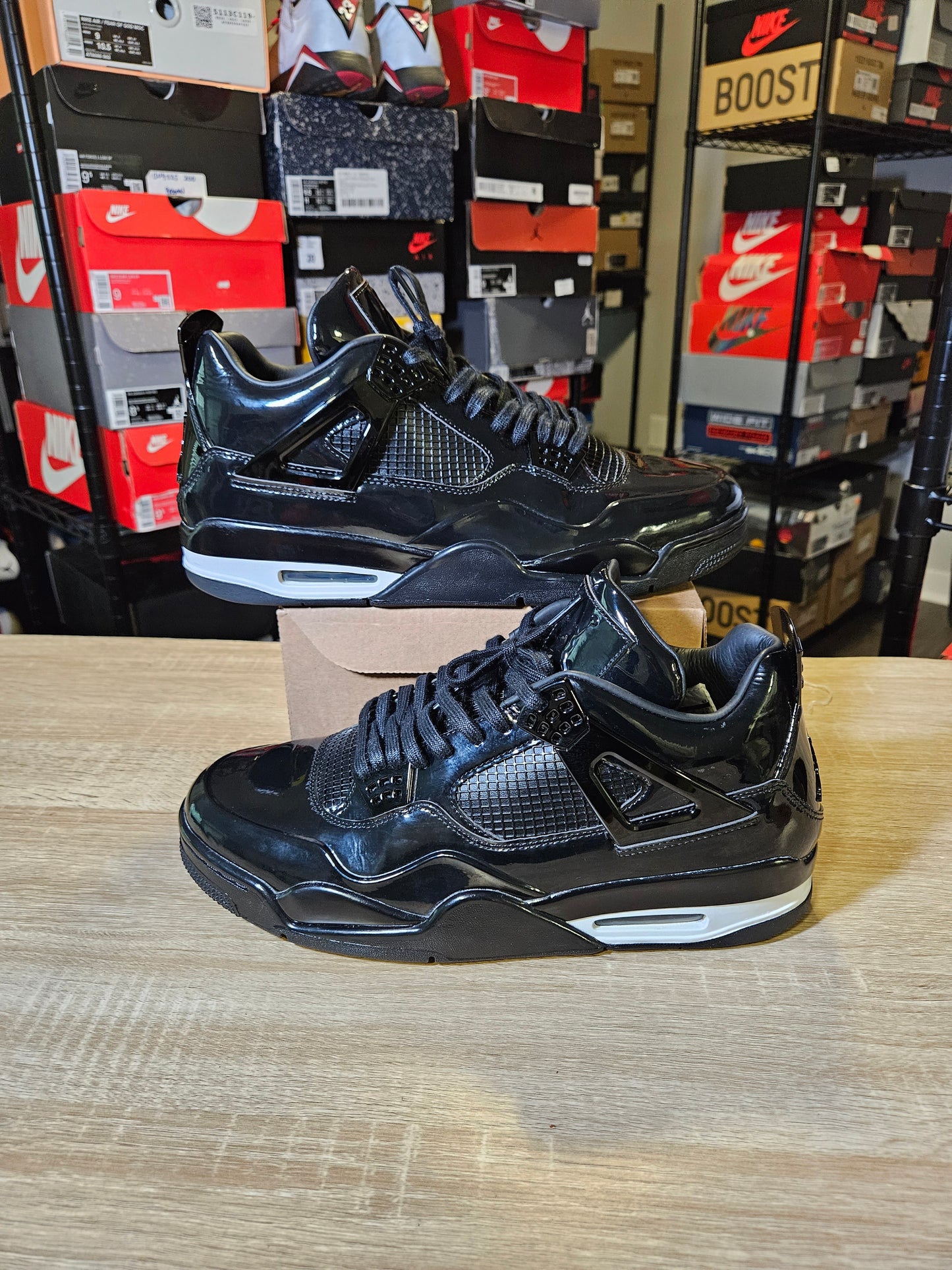 Size 13 - AJ 4 Retro 11Lab4 - Black