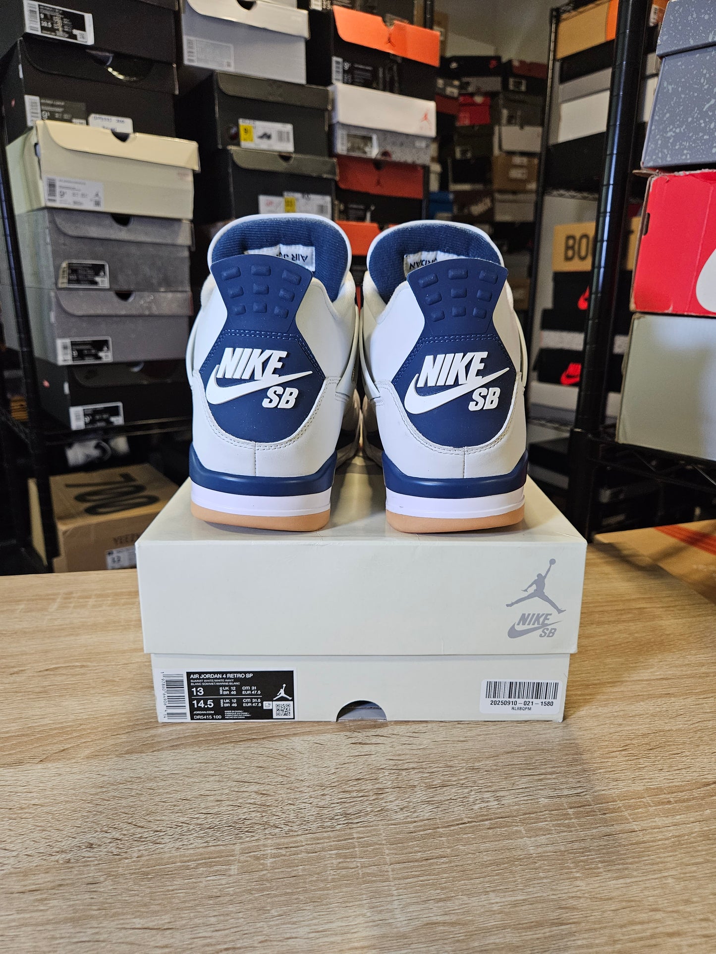 Size 13 - SB x Air Jordan 4 Retro SP Navy $210