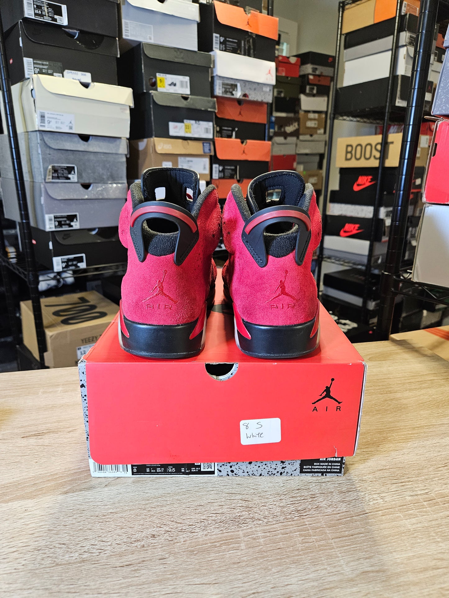 Size 8 - AJ 6 Retro Toro Bravo