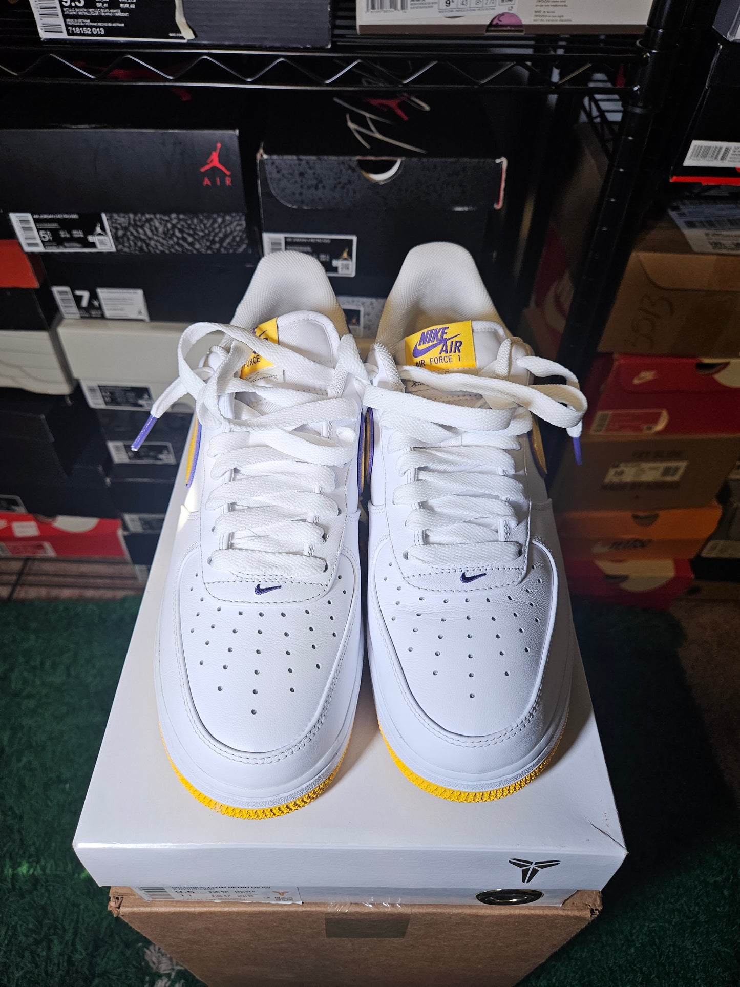 Size 9.5 - Kobe Bryant x AF1 Retro QS Low Lakers Home