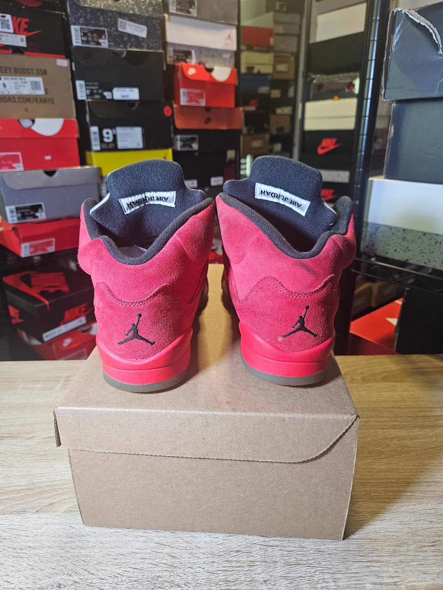 Size 7 - AJ 5 Retro Red Suede