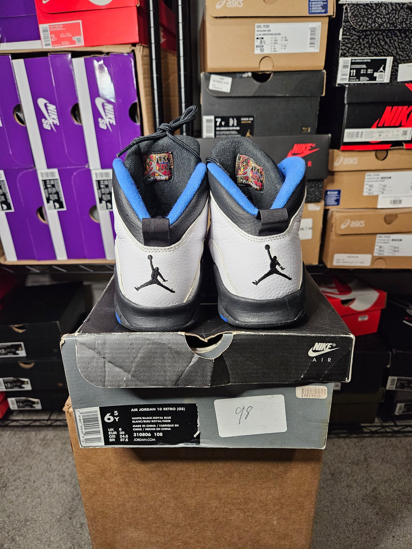 Size 6.5 - AJ 10 Retro 2018 Orlando