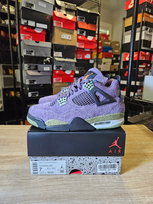 Size 5.5M - AJ 4 Retro Mid Canyon Purple