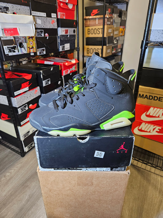 Size 10.5 - AJ 6 Retro Electric Green 2021