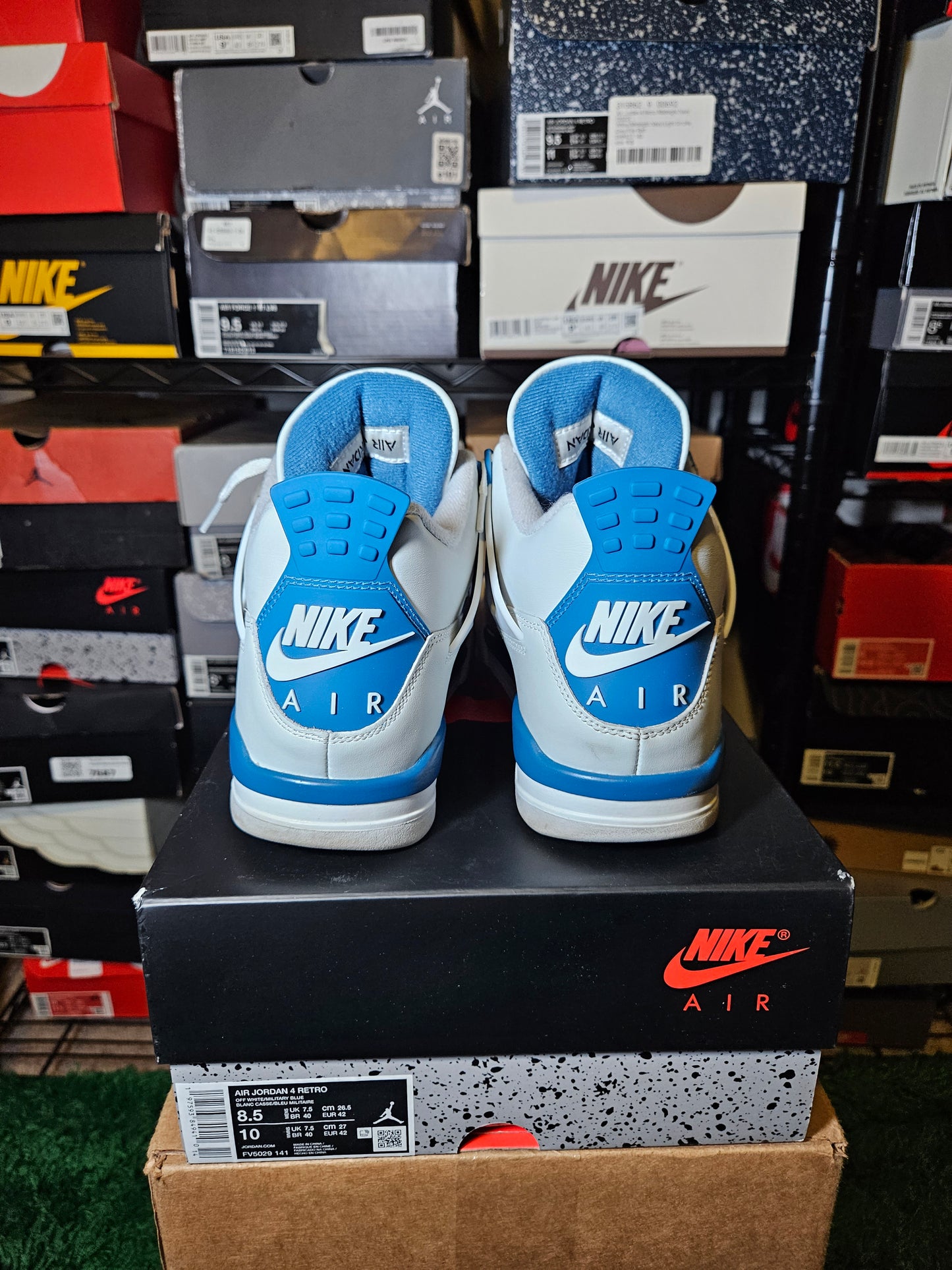 Size 8.5 - AJ 4 Retro 2024 Military Blue