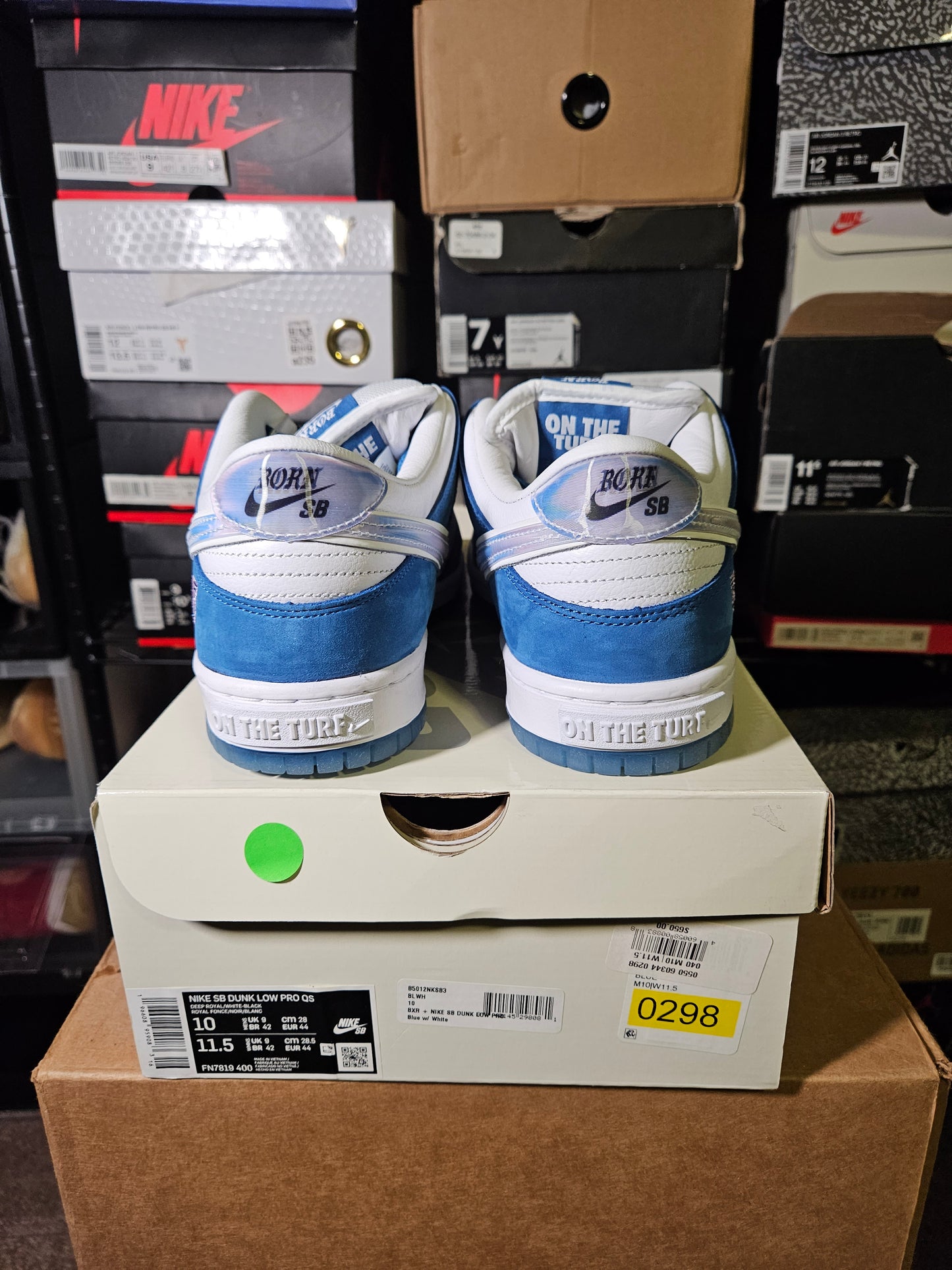 Size 10 - SB Dunk Low x Born x Raised One Block At A Time