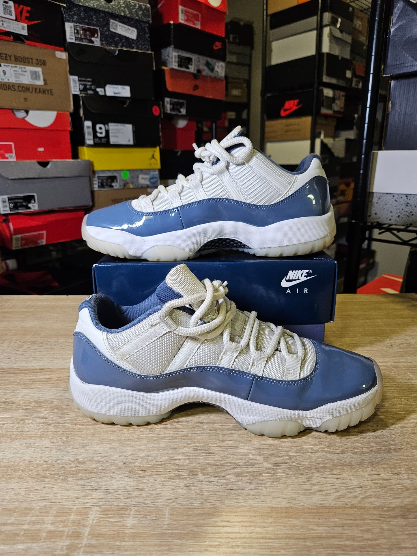 Size 9.5 - AJ 11 Retro Low Diffused Blue