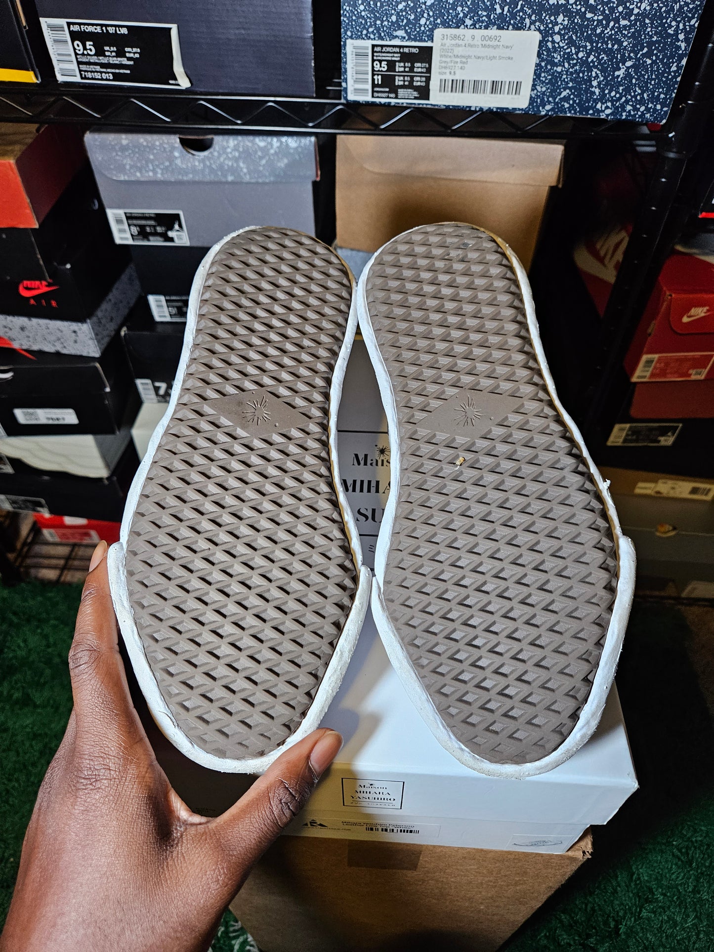 Size 41 EU - Maison Mihara Yasuhiro Peterson OG Sole Canvas Low White A01FW02