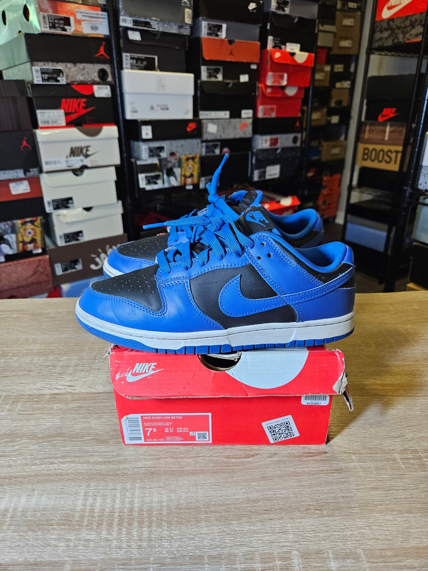 Size 7.5 - Dunk Low Hyper Cobalt
